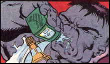 Hulk tomando bebidas alcoholicas